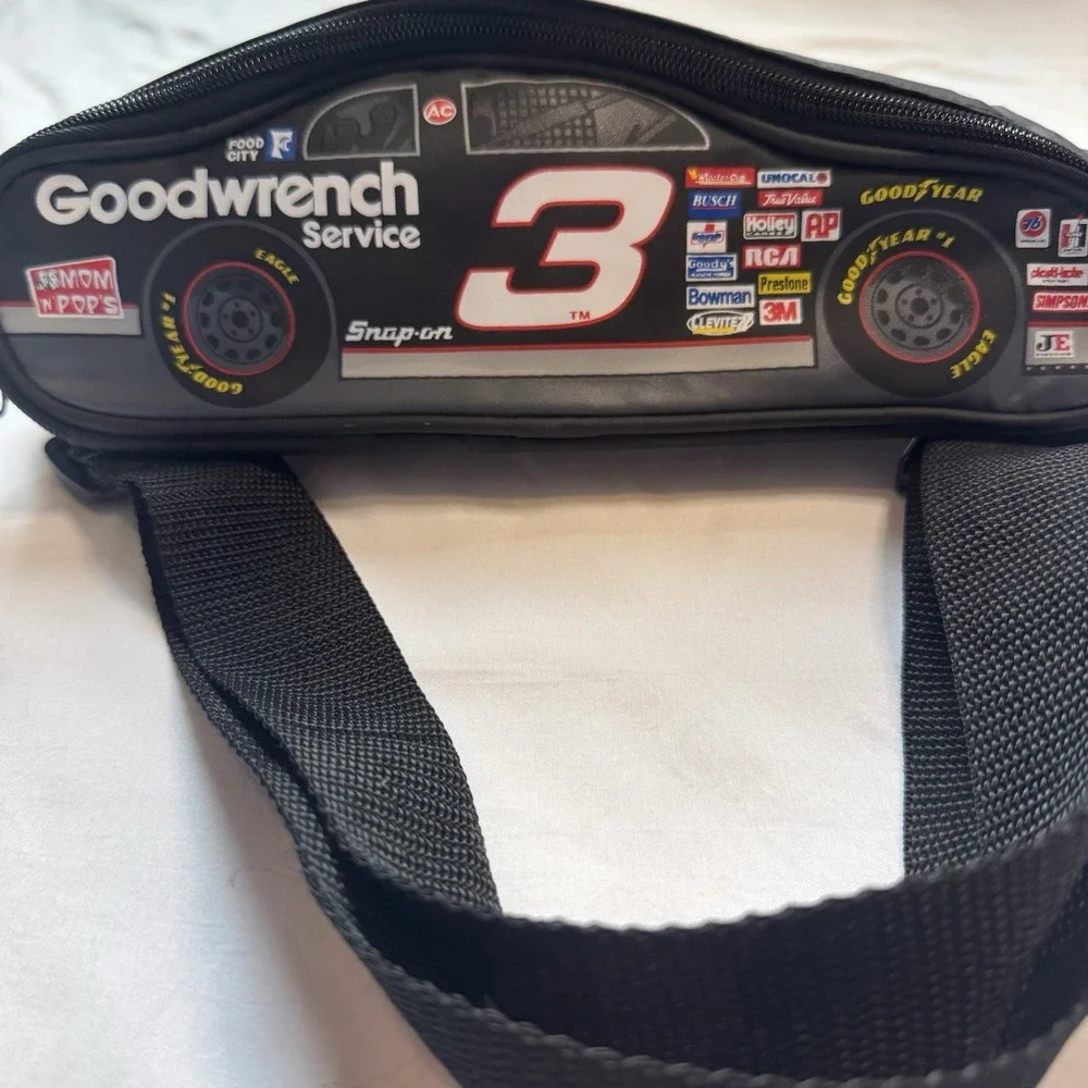 Vintage Dale Earnhardt NASCAR Goodwrench #3 Zip Tote Fanny pack